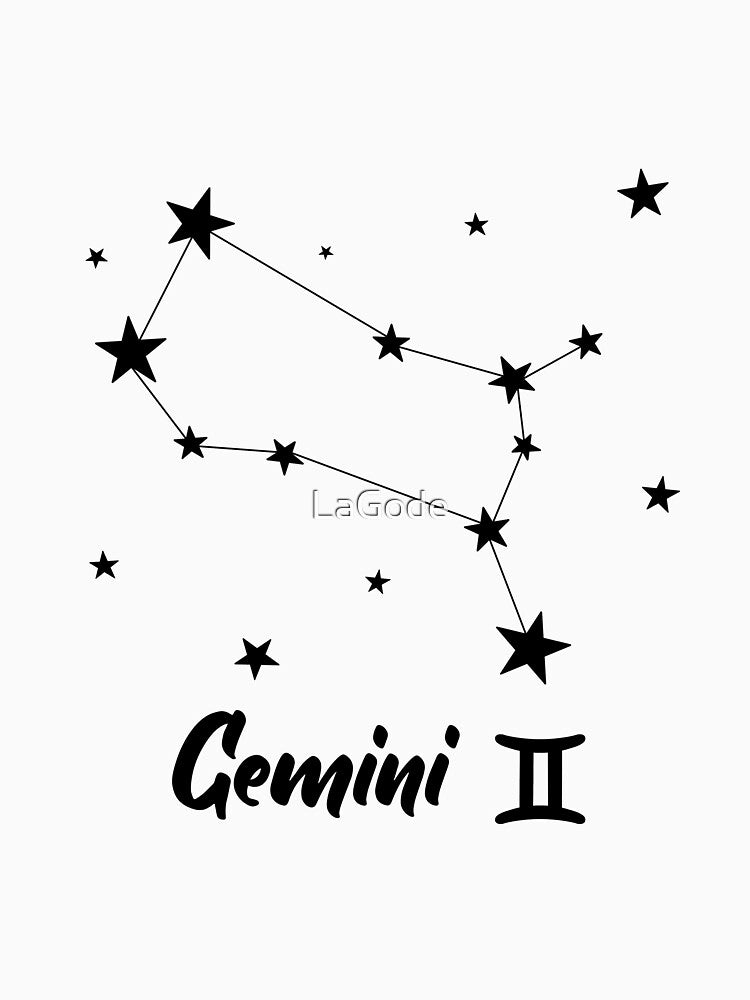 Gemini Zodiac Star Constellation by LaGode