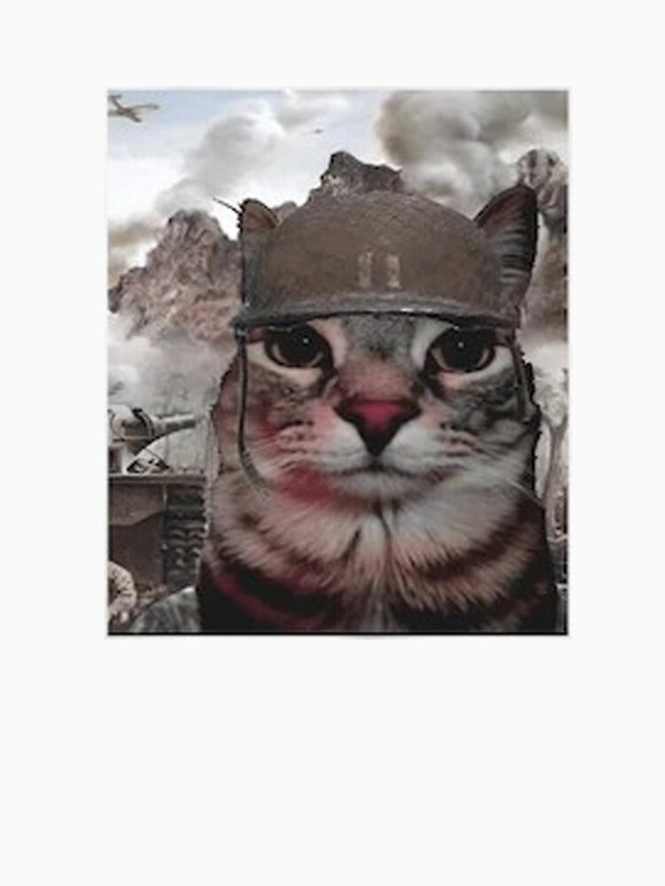 Thousand Yard Stare Cat by leowari