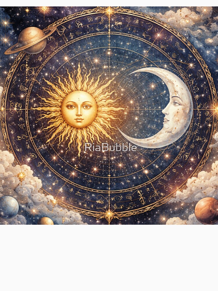 Sun and moon by RiaBubble