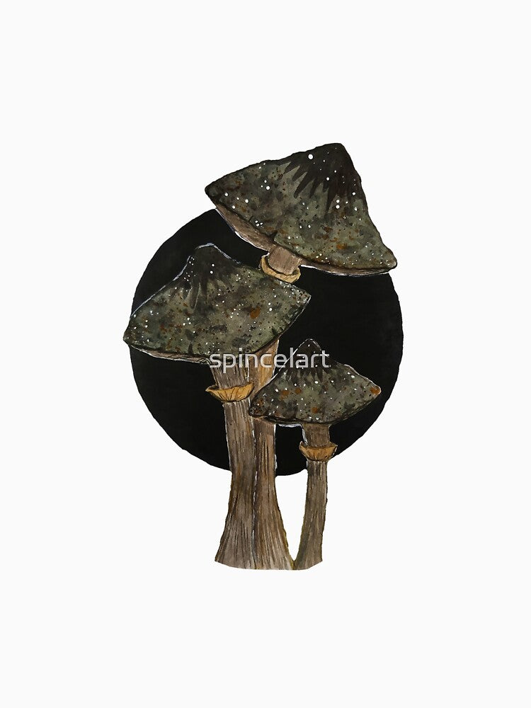 Forest Mushrooms by spincelart