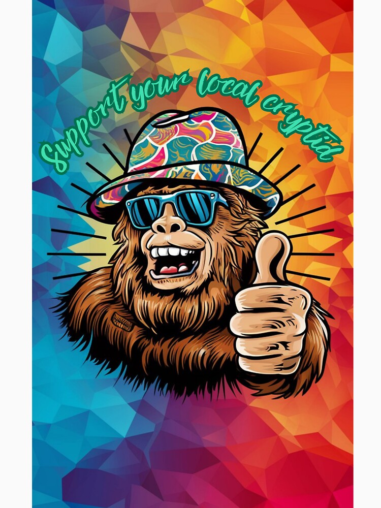 Support your local cryptid by Bison Artistry