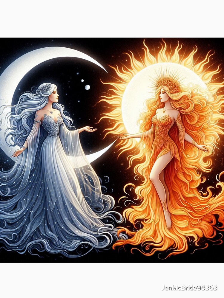 Sun and Moon Goddesses by Jennifer McBride