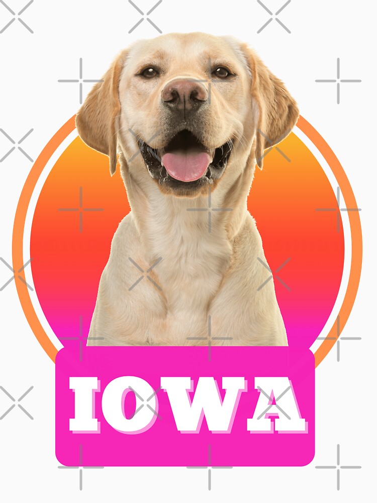 Iowa state and Labrador by Weather gifts
