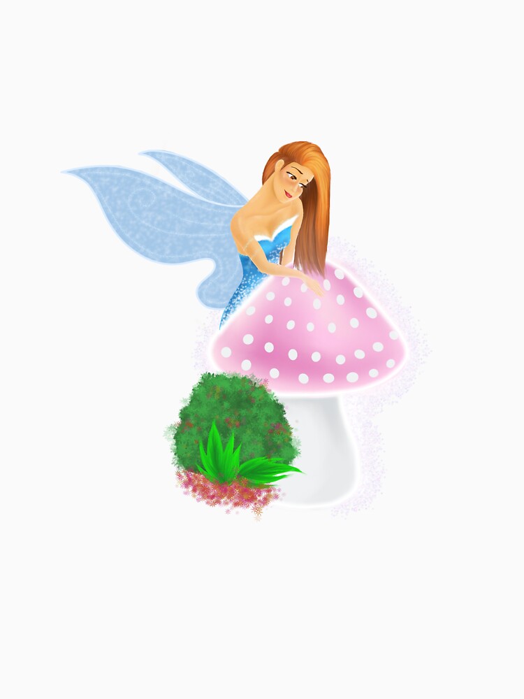 Fairy with a Mushroom by Jacqueline Atchley