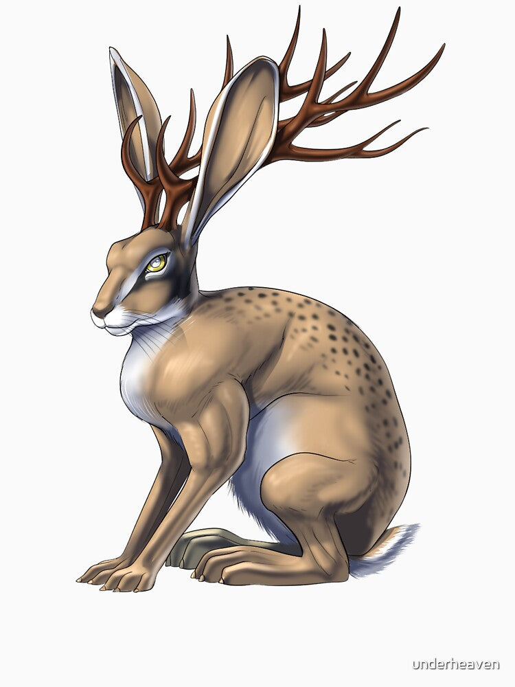 Cryptid Creature Jackalope by underheaven