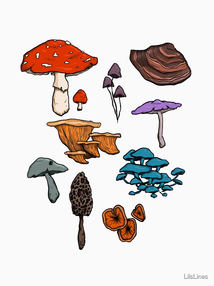 Mushroom madness by LilsLines
