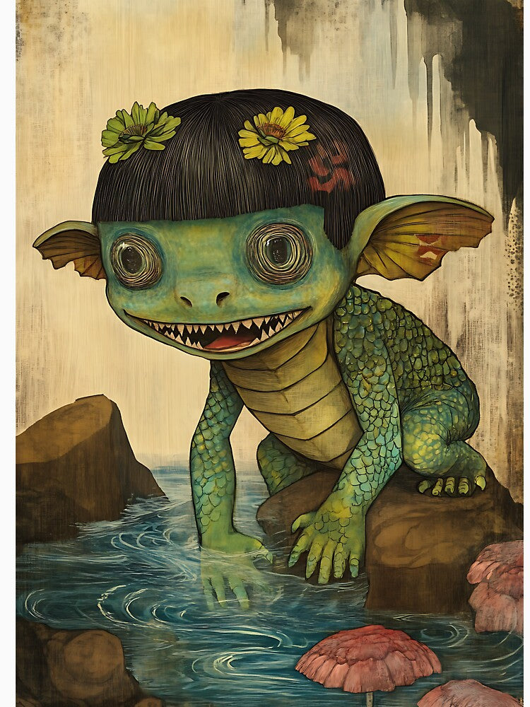 Japanese Kappa's Mischief by bapupa