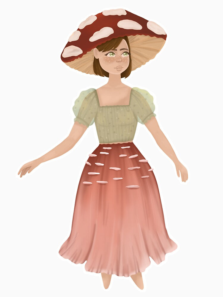 Mushroom Girl by IndiArts