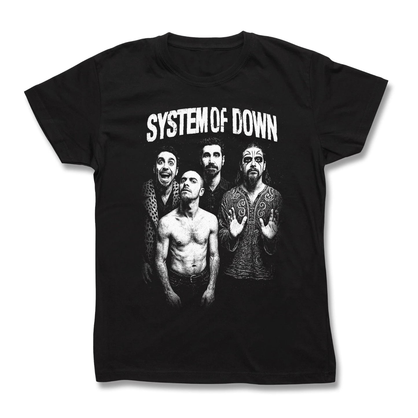 System of a Down - black T-Shirt cotton - Heavy metal music tee gift for him