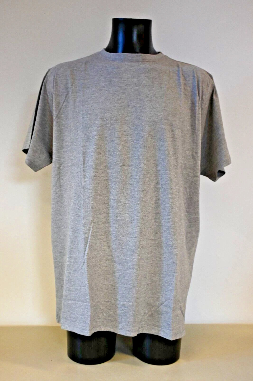 Unisex Plain Cotton Grey NEW Tee - 3XL - (B21)
