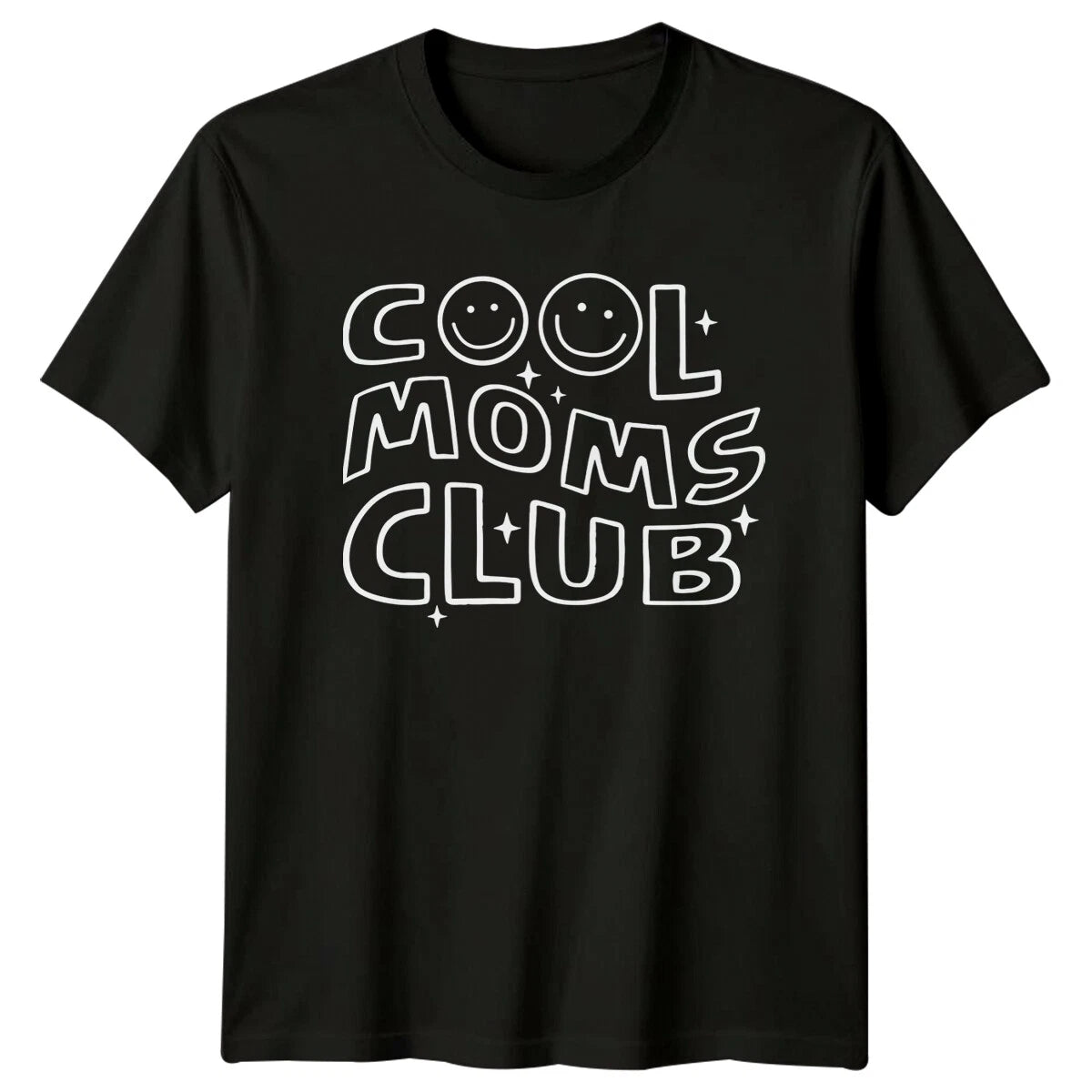 Cool Moms Club Graphic T-Shirt, Trendy Mothers Day Tee