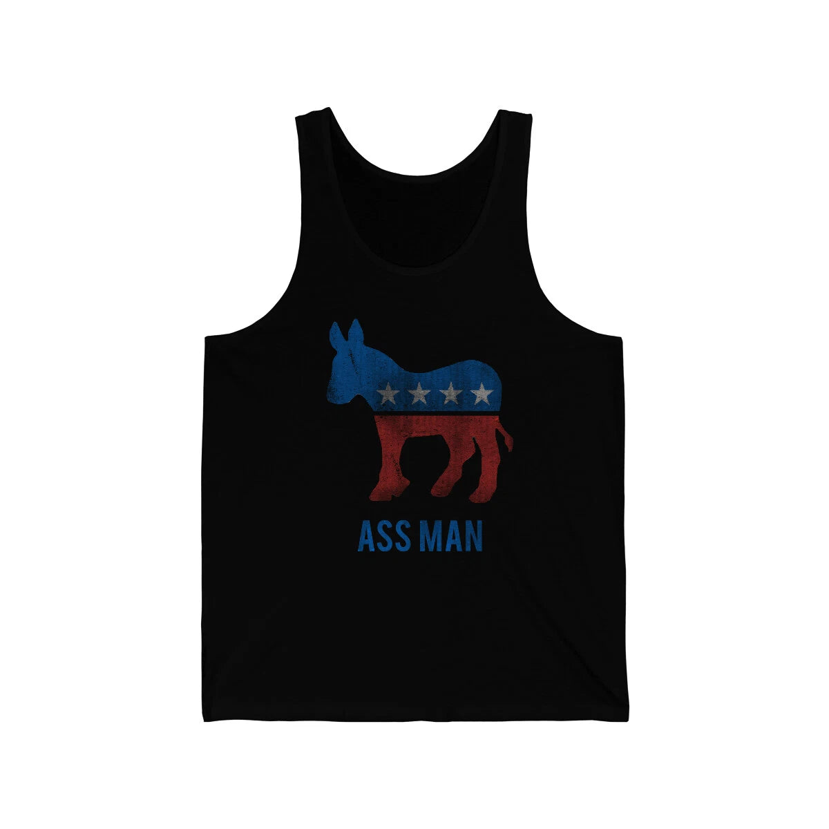 Ass Man Democrat Unisex Tank Top