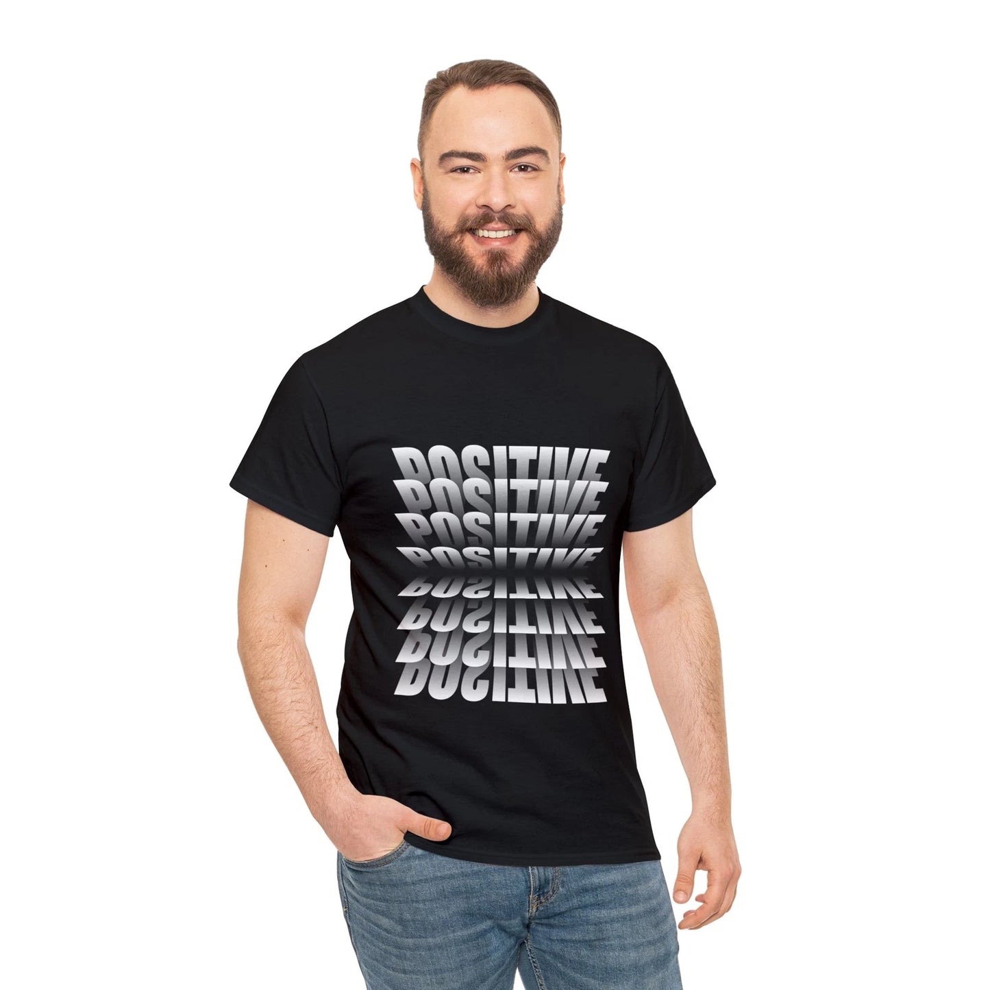 Black and White Modern Typography T-shirt Unisex