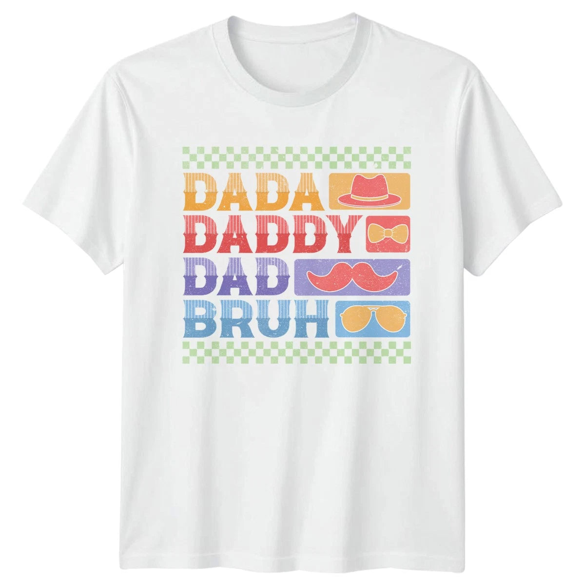 Dada Daddy Dad Bruh Mens T-Shirt Trendy Dad Fatherhood Fathers Day Gift For Him