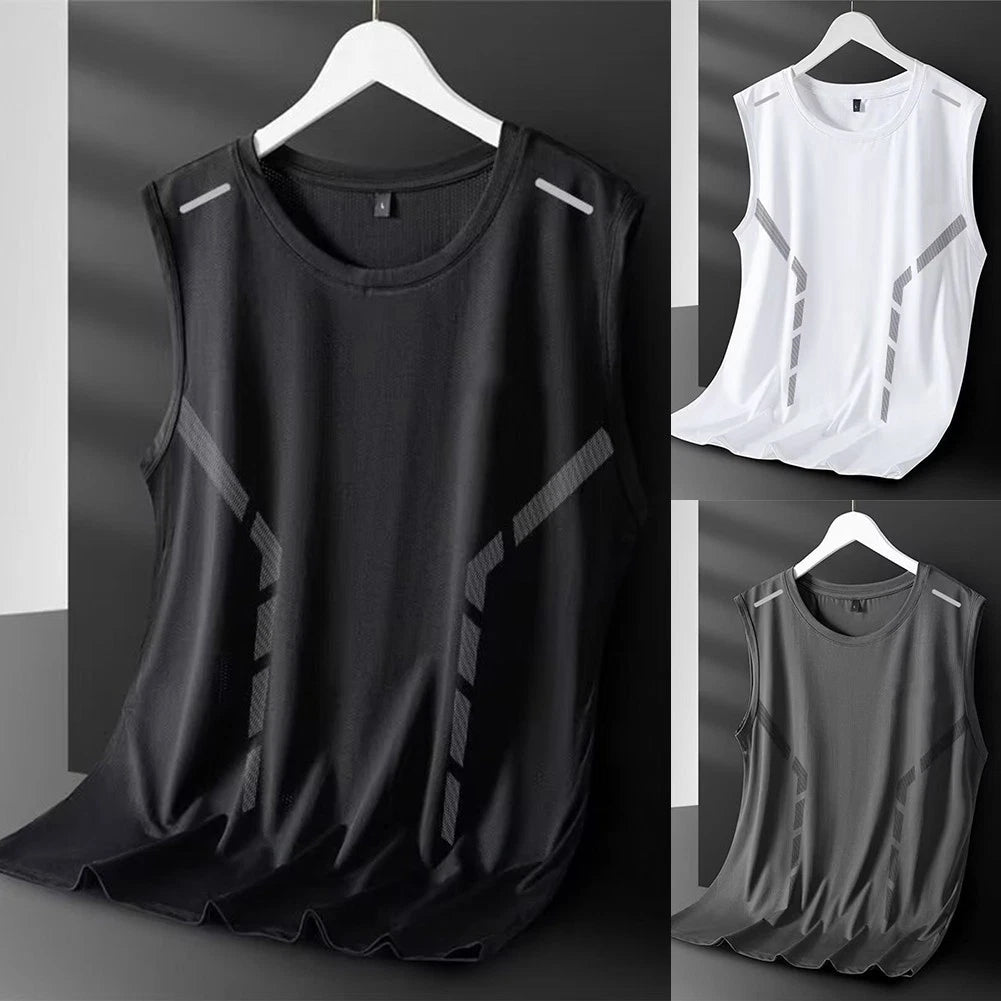 Stylish yet Functional Men's Gym Vest Ideal for All Types of Fitness Activities