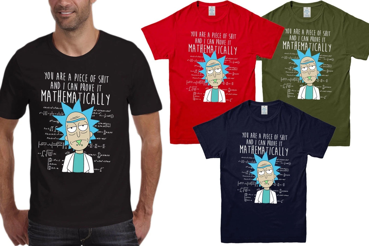 Rick & Morty Mens womens Kids T-Shirt Funny Memes Novelty Unisex Gift Tshirt