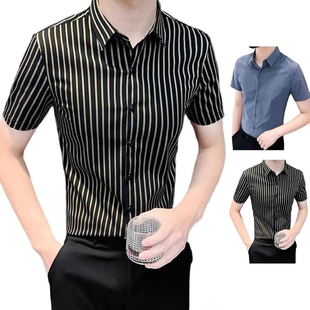 Breathable Short Sleeve Casual Outings Comfortable Fit Fashionable Design