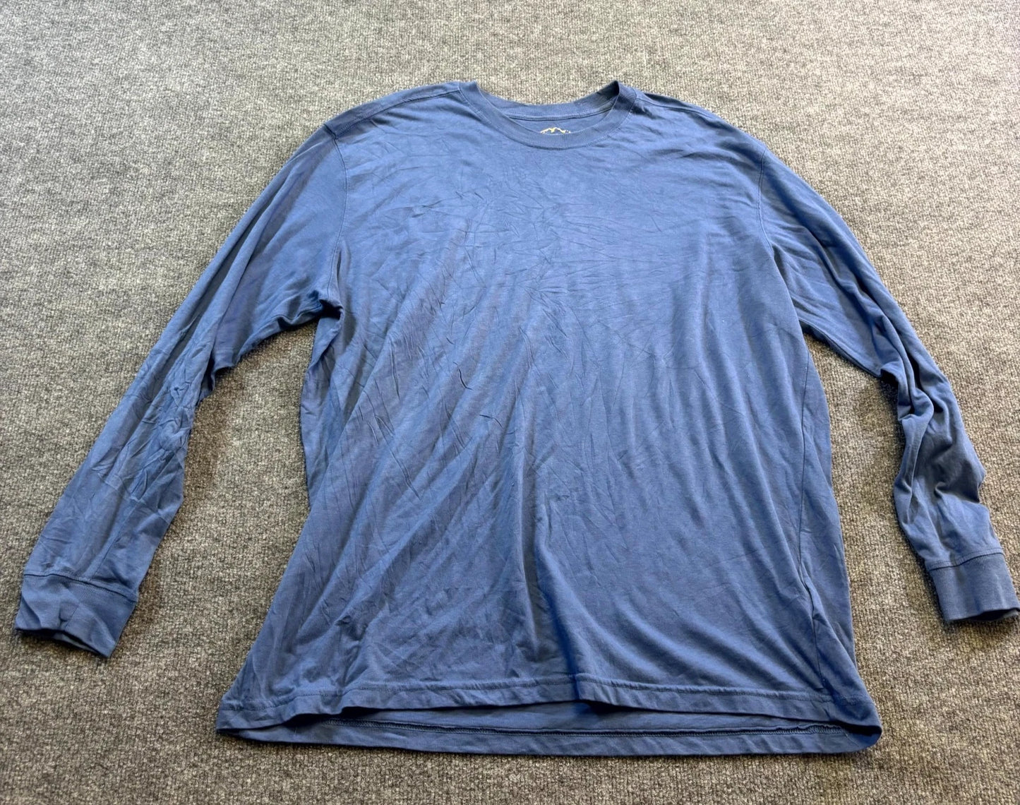 Blue Mountain Shirt Mens XL Blue Cotton Long Sleeve Streetwear Skateboarding