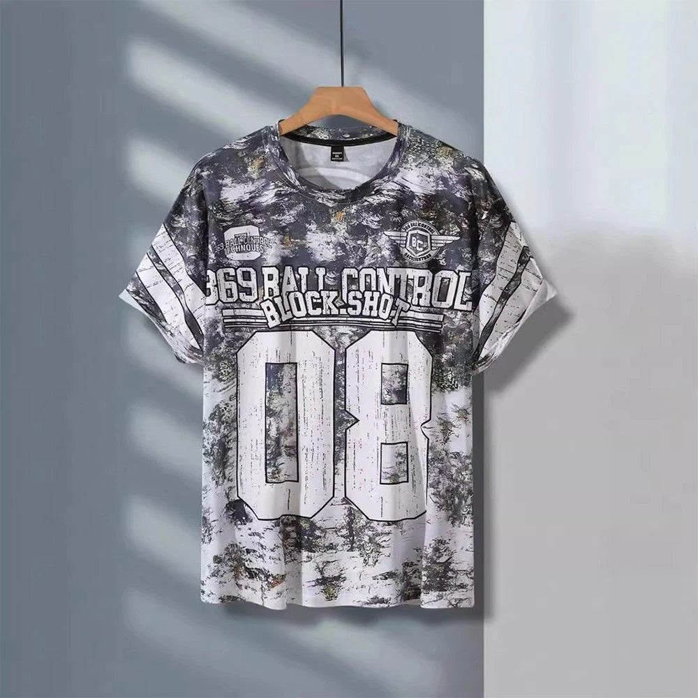 For Vacation Vintage Men's Tee Casual Summer Shirt Vacation Regular Length