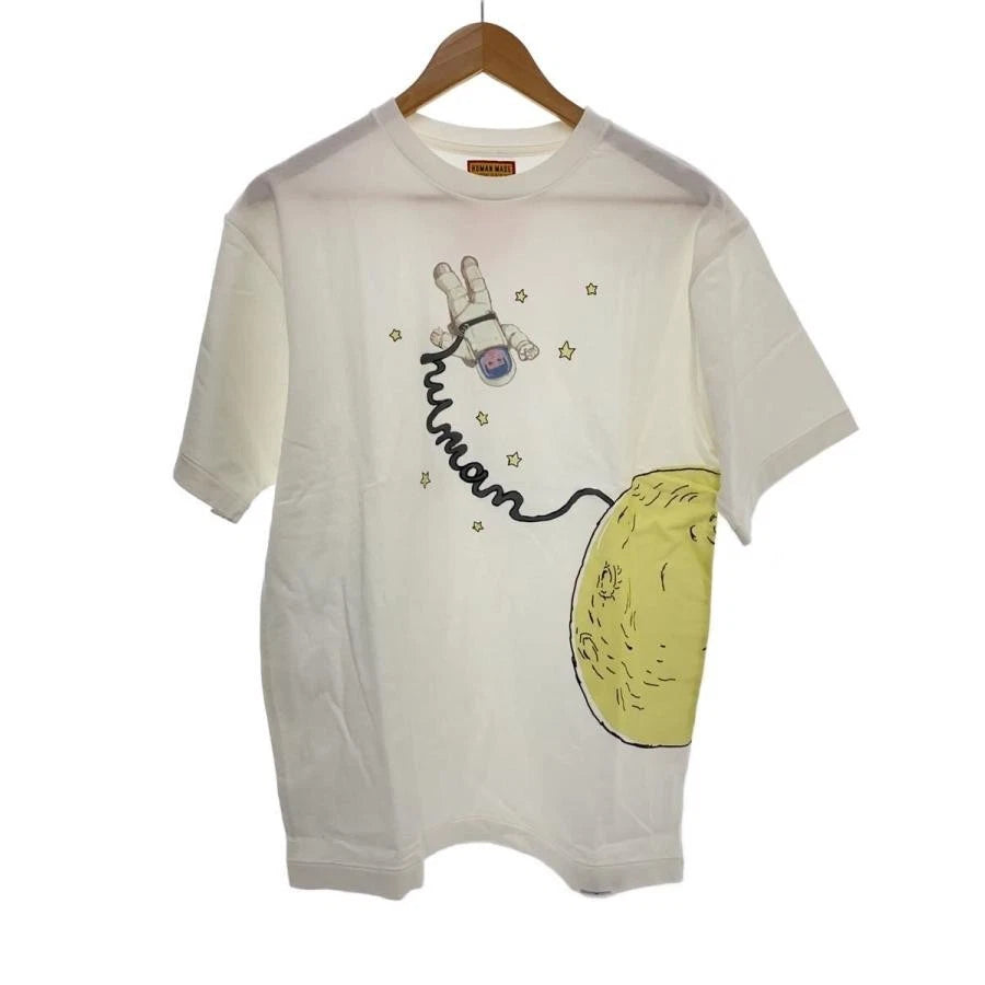 HUMAN MADE◆T-shirt/L/Cotton/WHT/XX30TE017/GEARS FOR FUTURISTIC TEENAGERS
