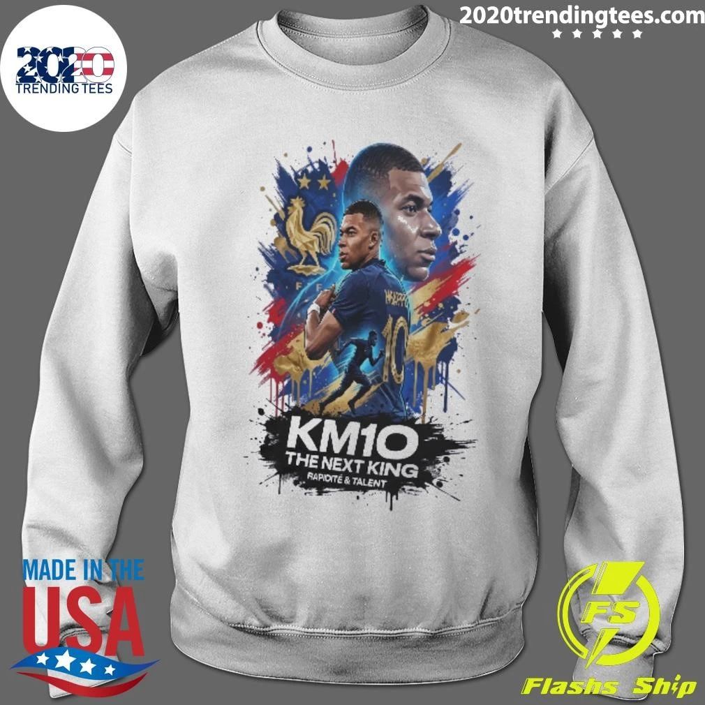 KM10 Kylian Mbappé The Next King Rapidite & Talent Shirt