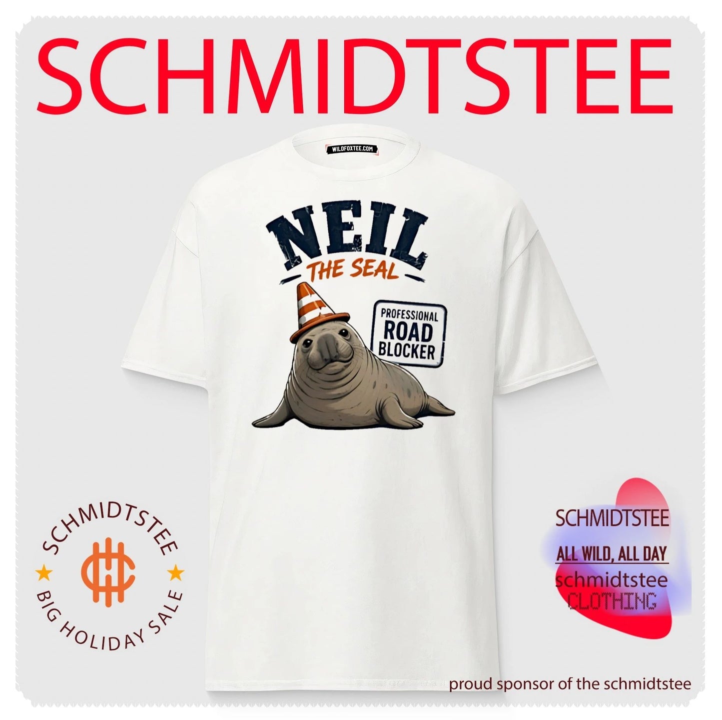 Neil the Seal Professional Road Blocker shirt