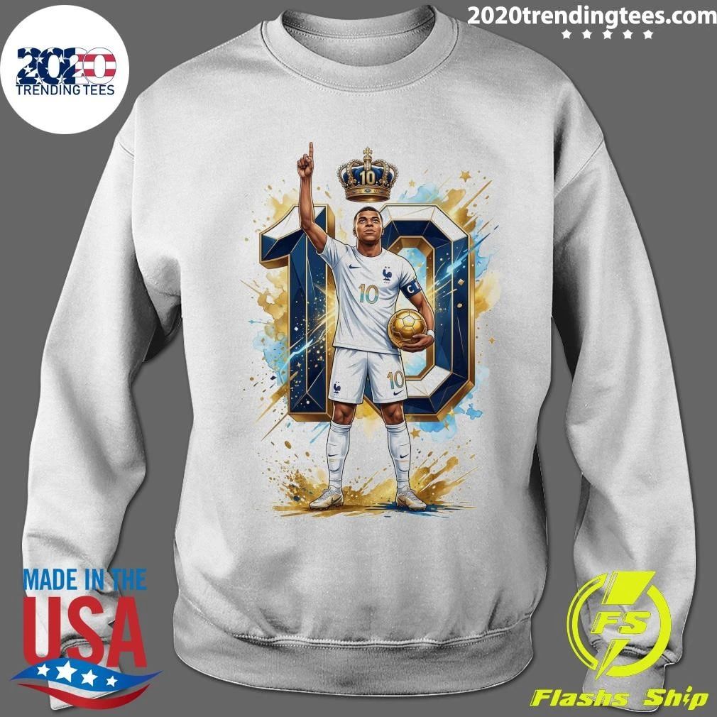 Kylian Mbappe France Football Art Shirt