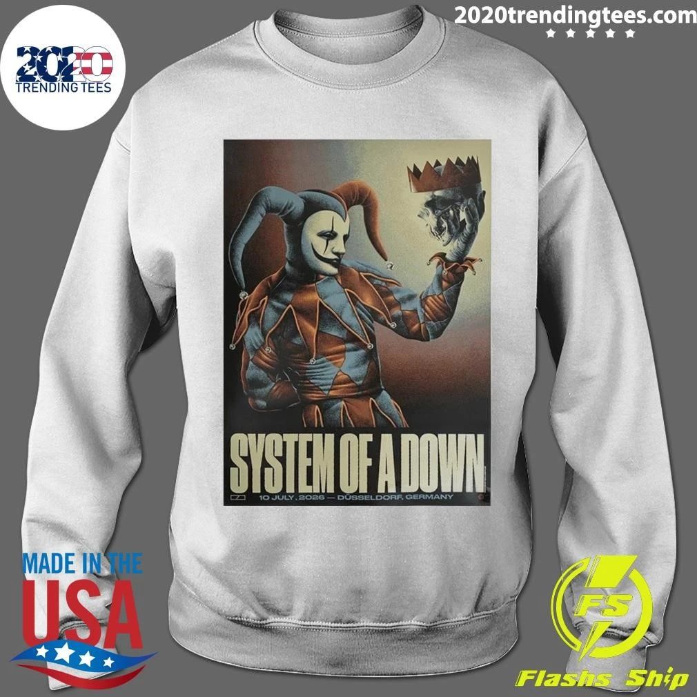 System Of A Down Dusseldorf Germany July 2026 Open Air Park 10 July The Clown Shirt
