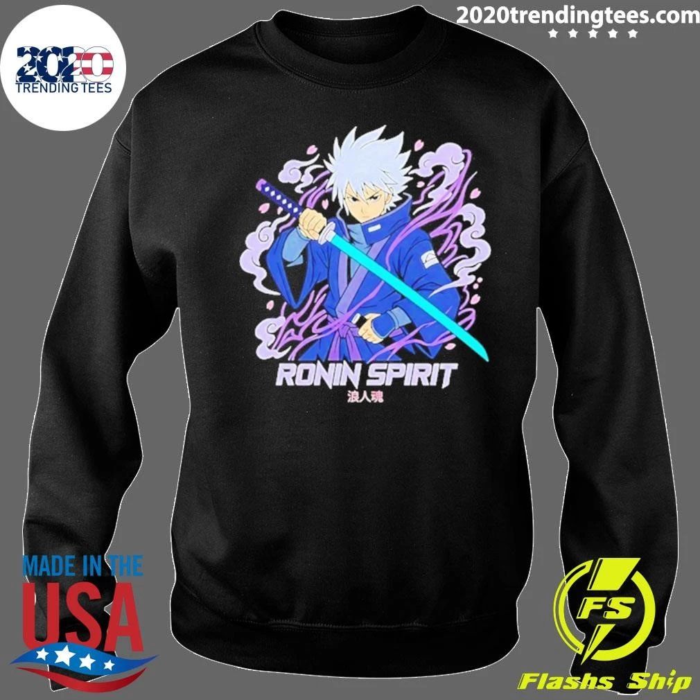 Ronin Spirit Anime Samurai Warrior Katana Shirt