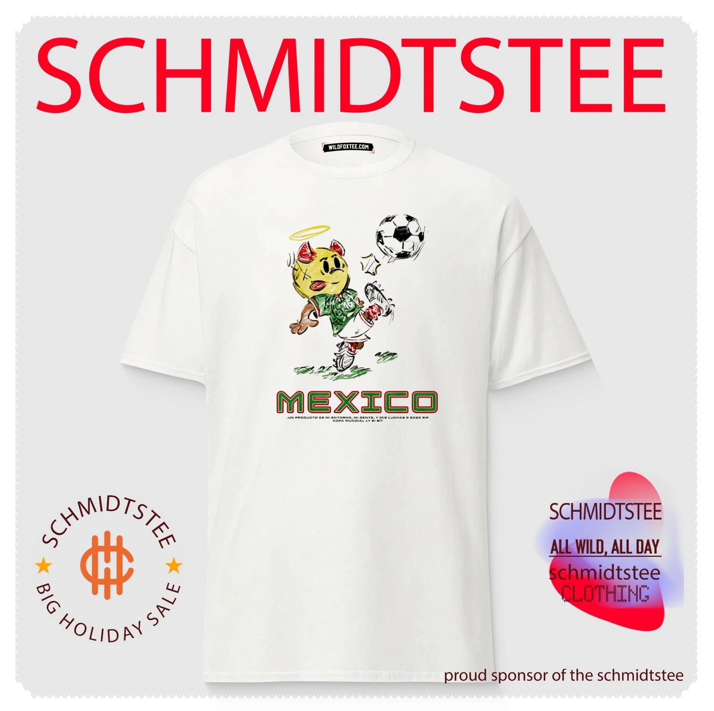 Mexico 2026 World Cup Soccer Mascot Retro shirt