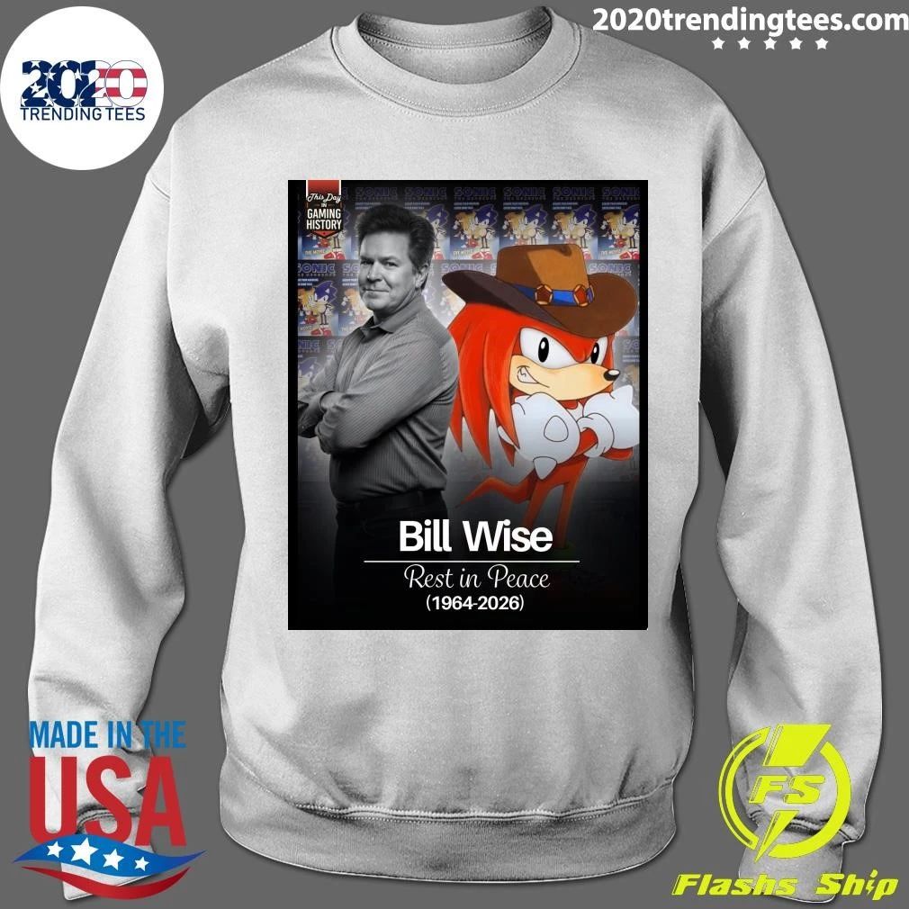 Remembering Bill Wise on his birthday Knuckles Voice Actor Shirt