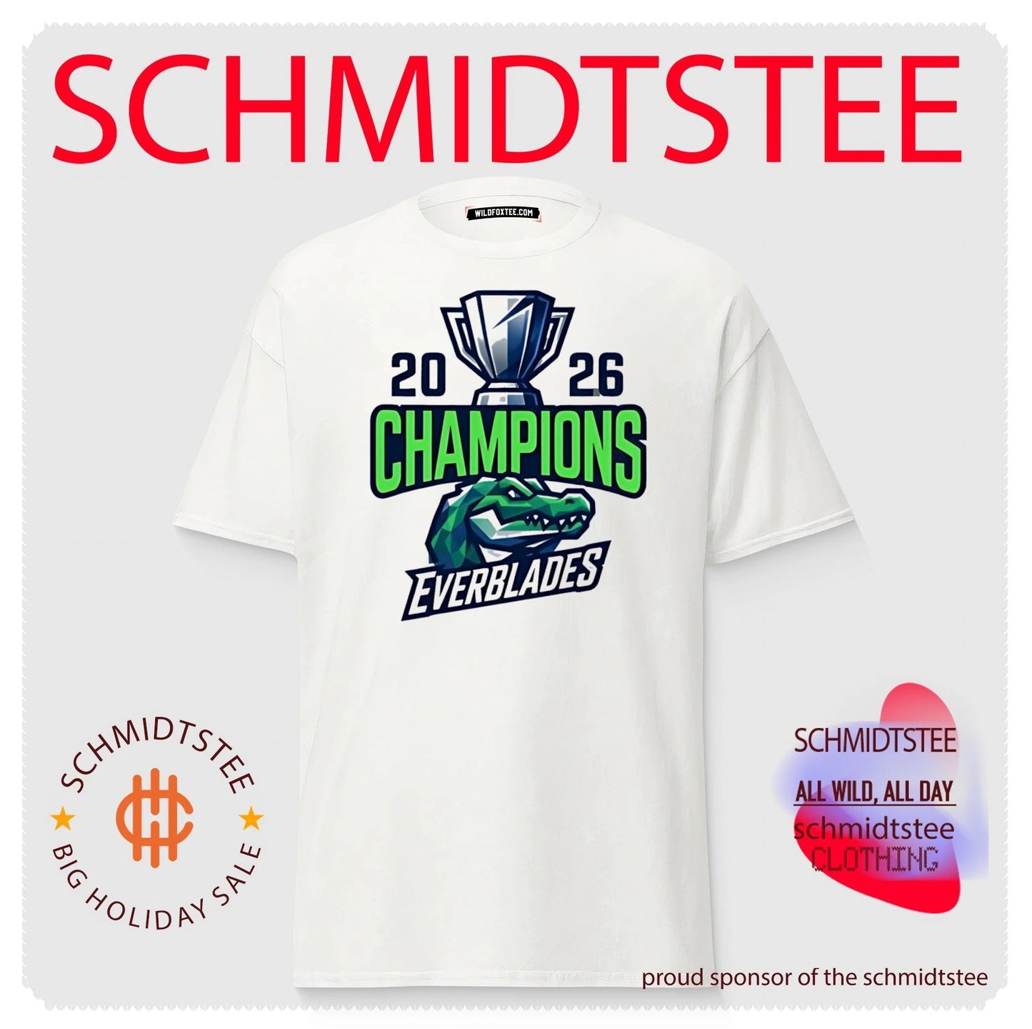 2026 Kelly Cup Champions Florida Everblades trophy graphic shirt