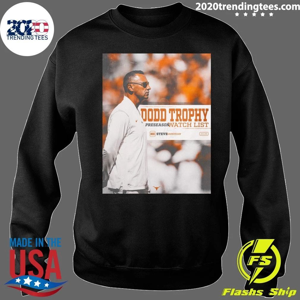 Head Coach Sark Has Been Named To The Dodd Trophy 2026 Shirt