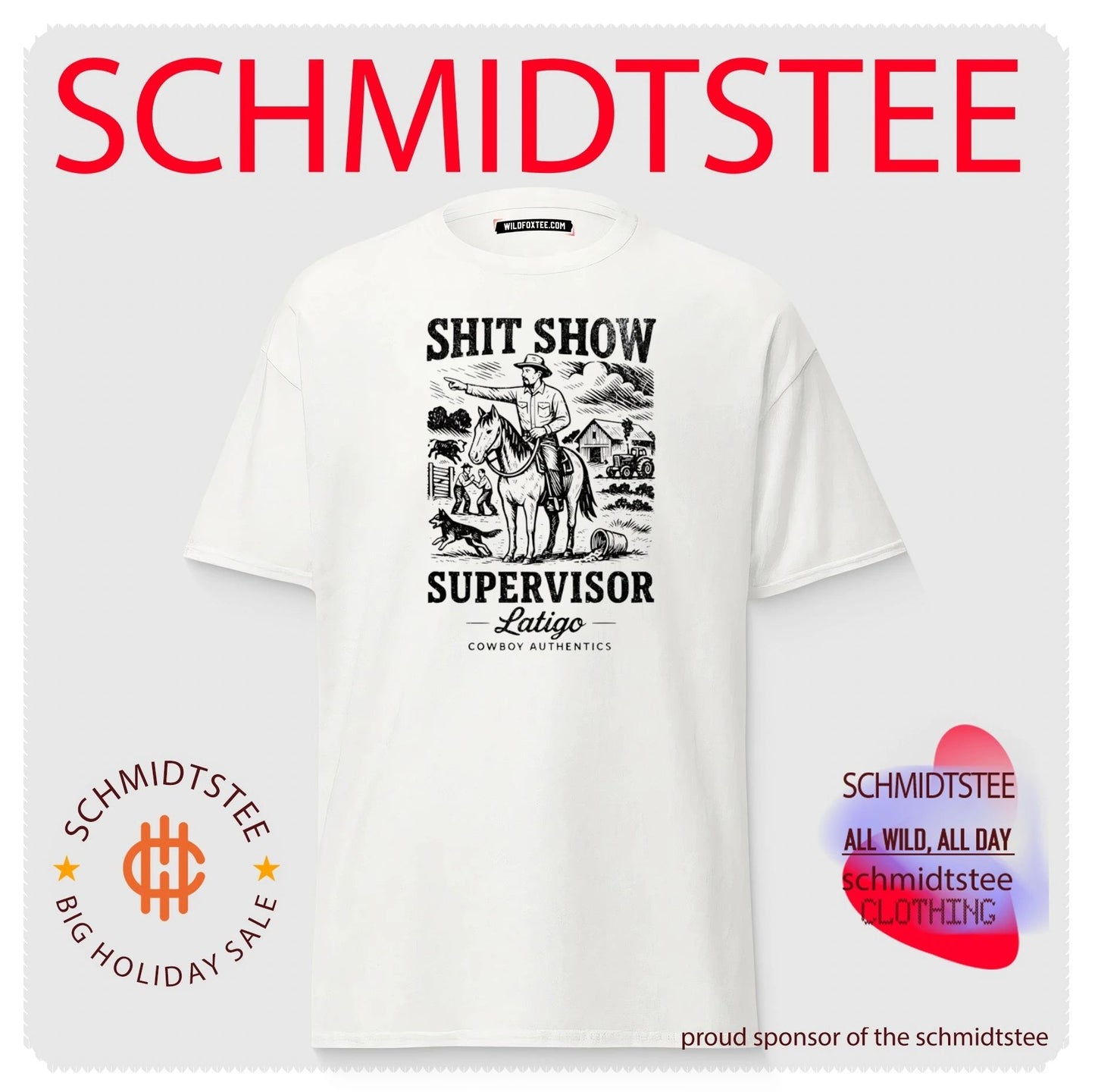 Shit Show Supervisor Cowboy Authentics Vintage shirt