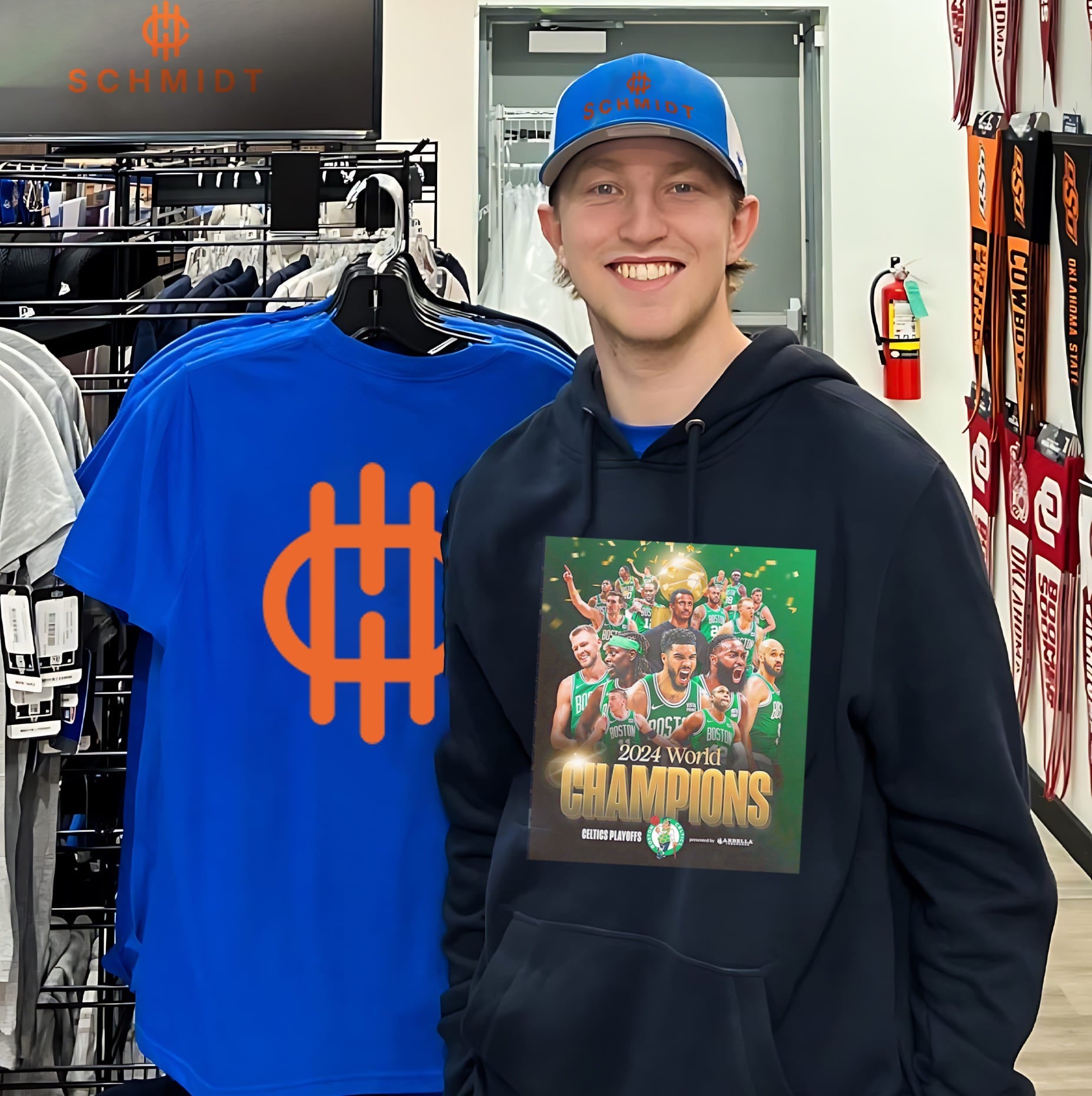 2024 NBA Champion Boston Celtics team collage shirt