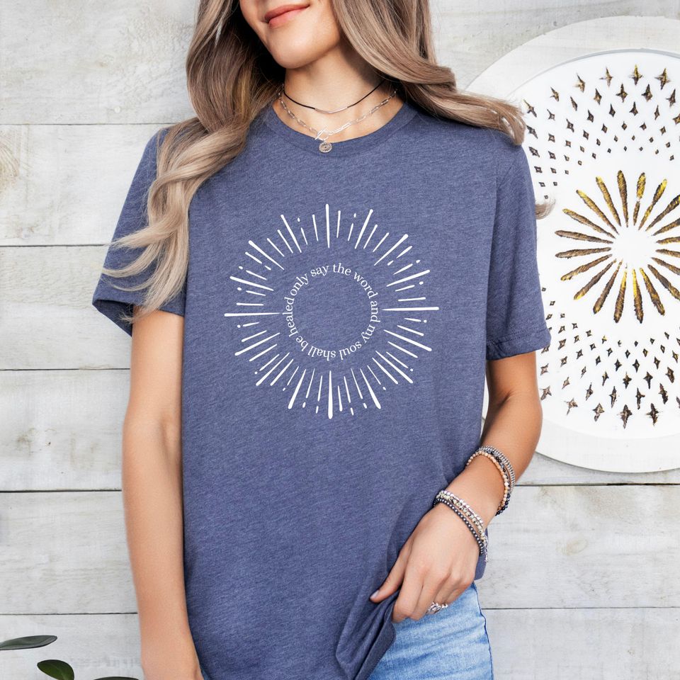 Catholic Faith Sweatshirt Minimalist Design Eucharist Quote Shirt Mass Prayer Word Apparel Christian Gift Confirmation Godparent Spiritual