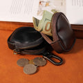 Leather Rosary Pouch / Engraved Faith Keepsake Zipper Bag / Gift for Him & Groomsmen