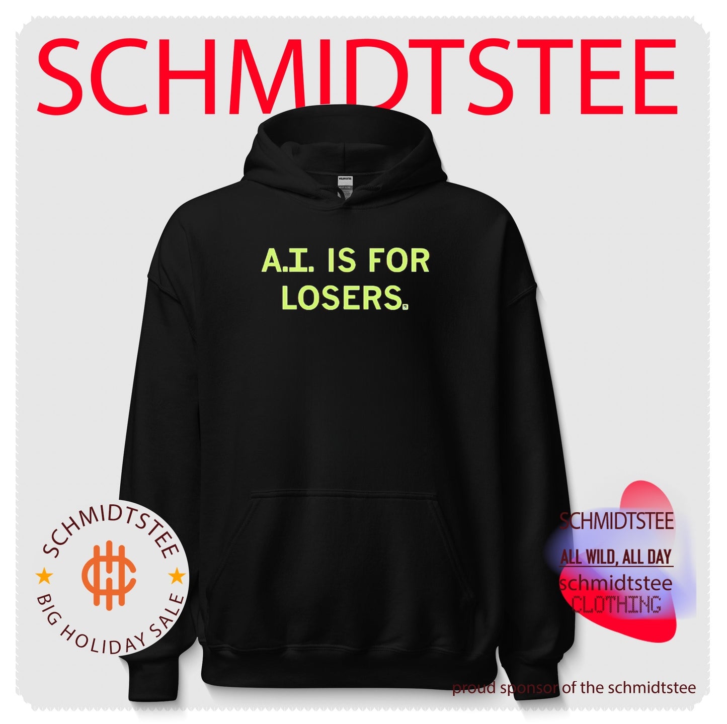 AI Is for Losers artificial intelligence shirt