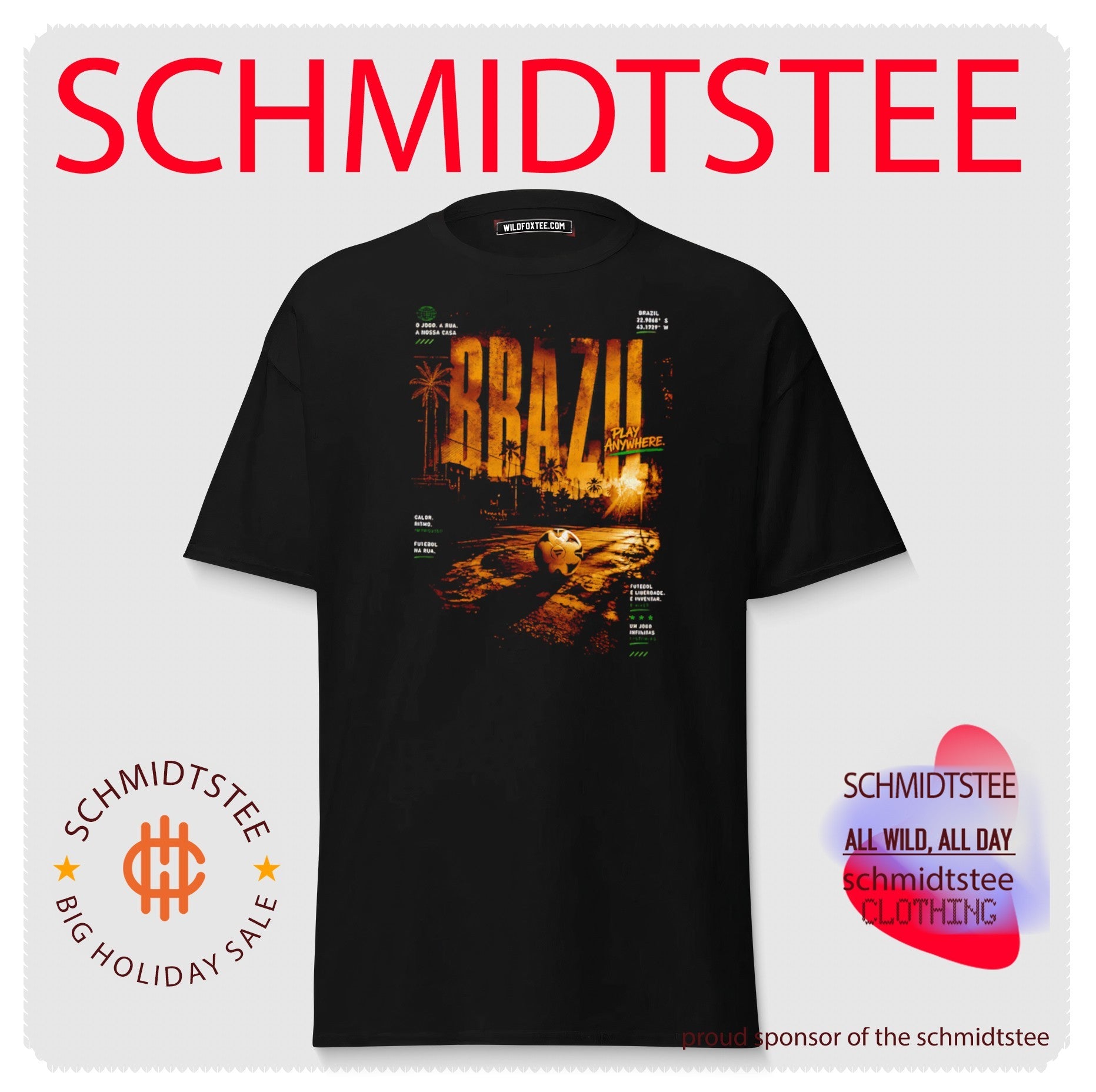 Brazil Streets of the World Play Anywhere shirt