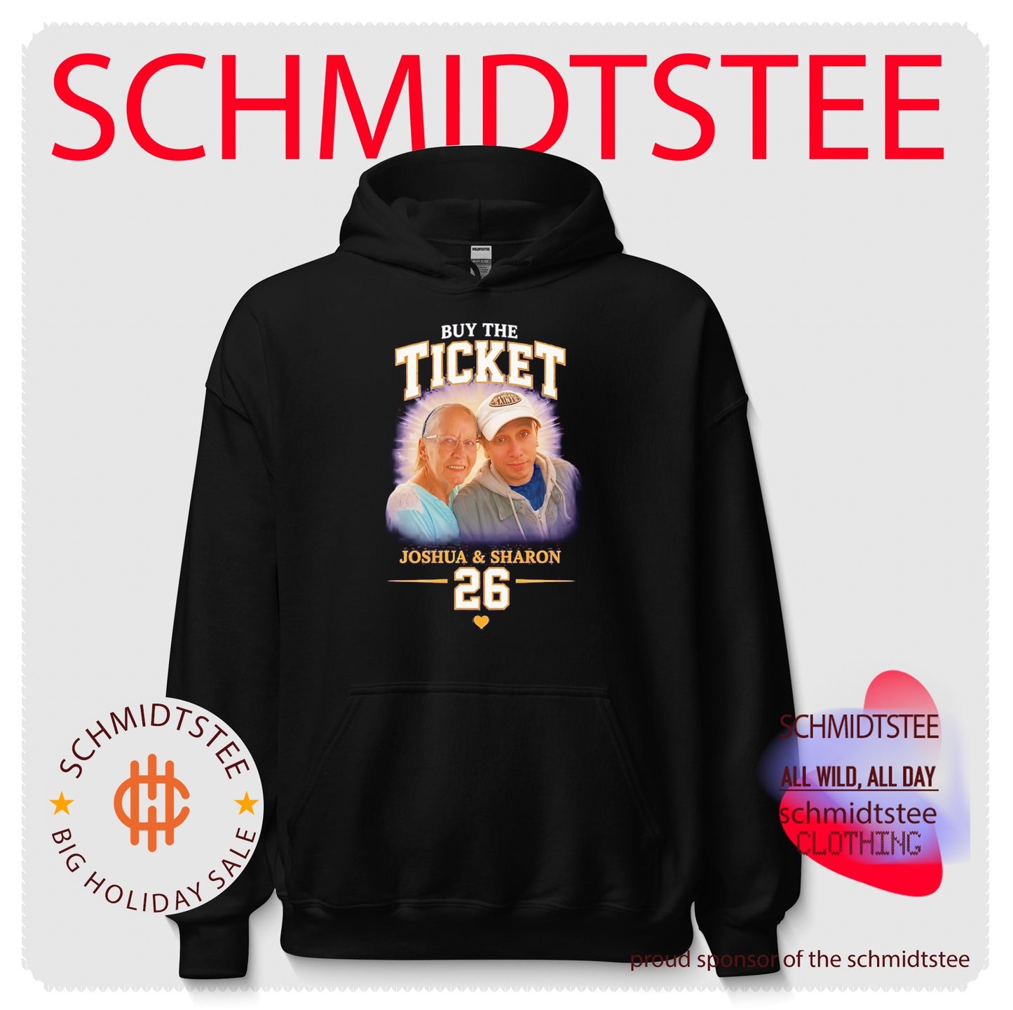 Buy the Ticket Joshua and Sharon 26 personalized shirt