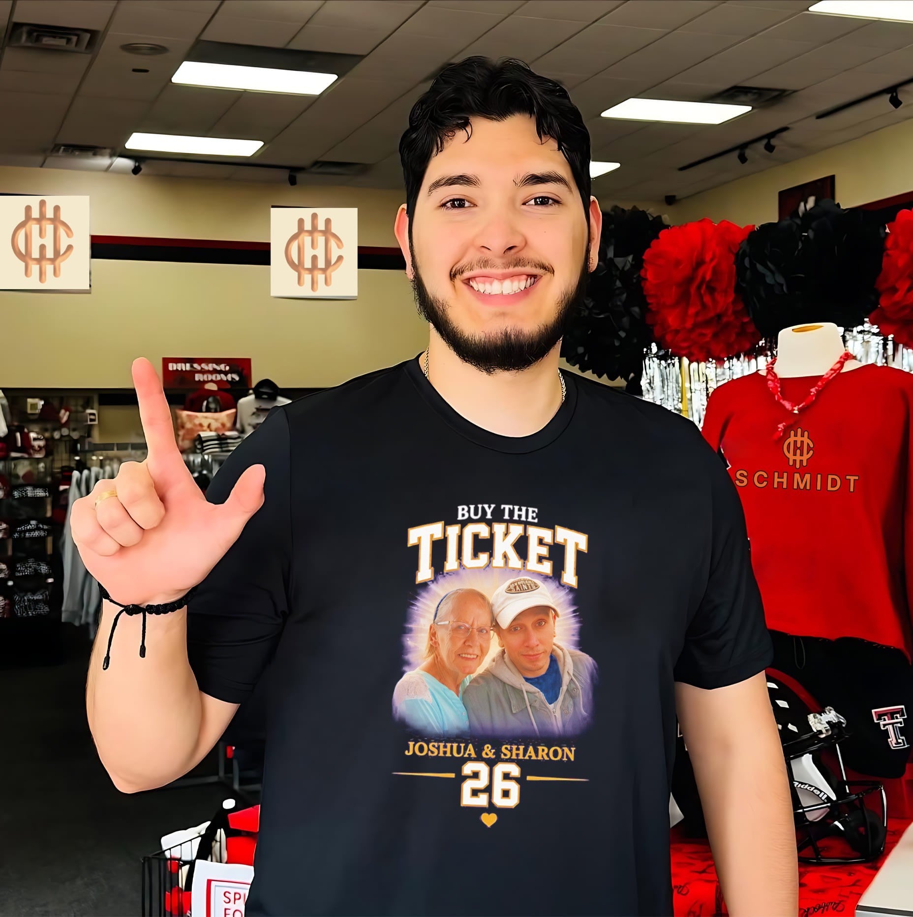 Buy the Ticket Joshua and Sharon 26 personalized shirt