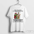 Classic Grinch Santa Cross The Reason Im Old And Wise Is Because God Protected Me