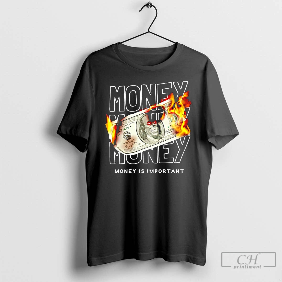 Classic Money Is Important Graphic