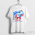 Classic Mr Frog Election 24 Patriotic Red Blue Frog Graphic