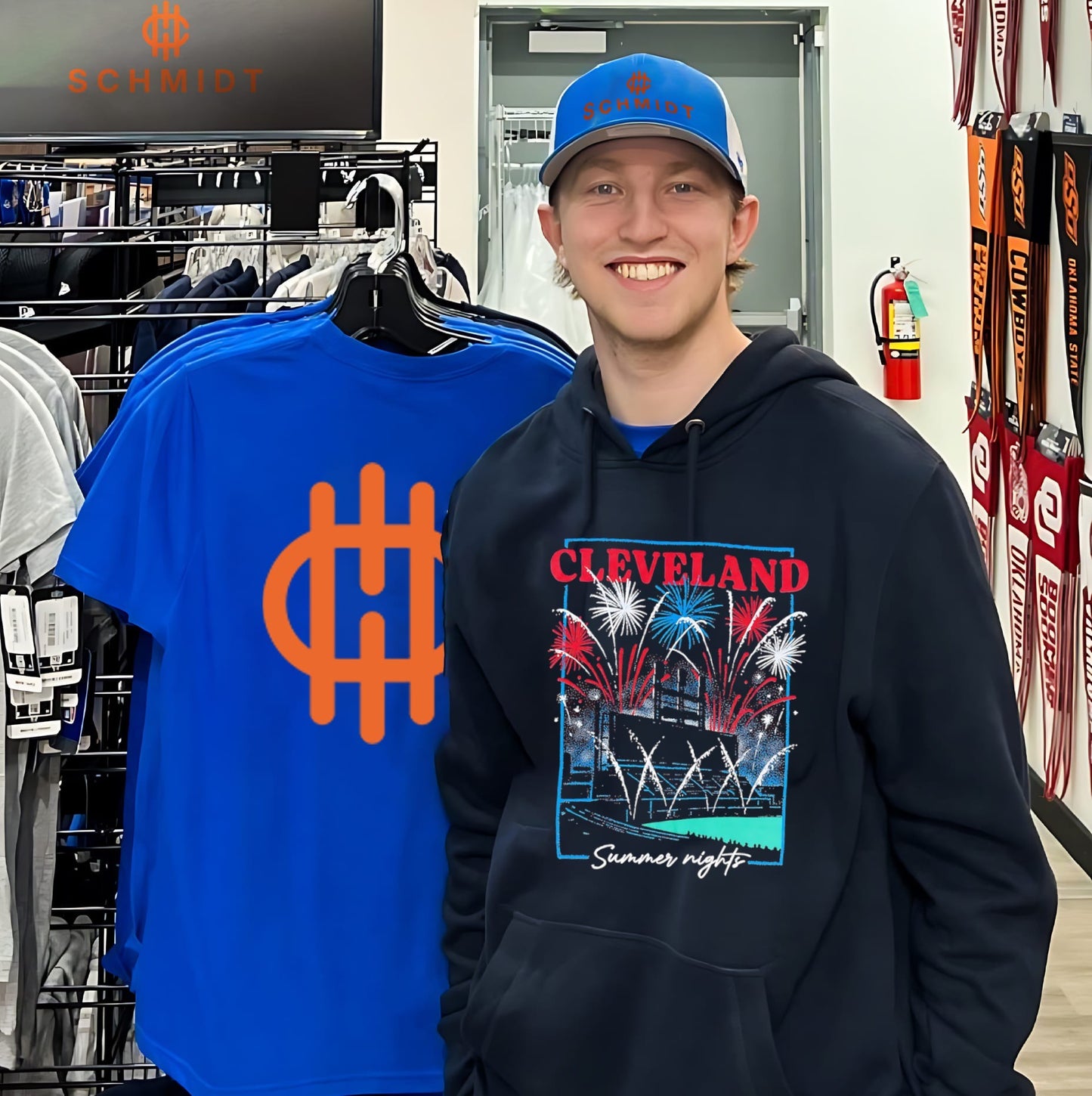 Cleveland Baseball Summer Nights Fireworks shirt