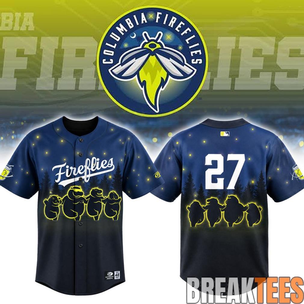 Columbia Fireflies x Synchronized Hippos 2026 Limited Edition Baseball Jersey