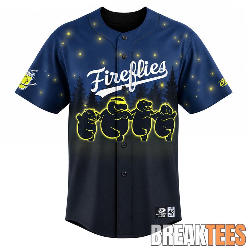 Columbia Fireflies x Synchronized Hippos 2026 Limited Edition Baseball Jersey