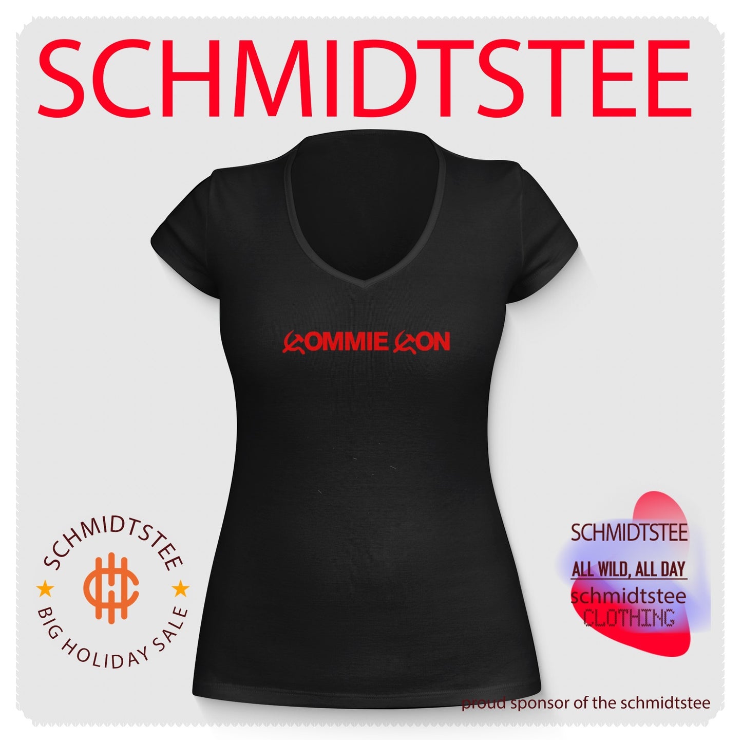 Commie Con Communist Hammer and Sickle Political Satire shirt