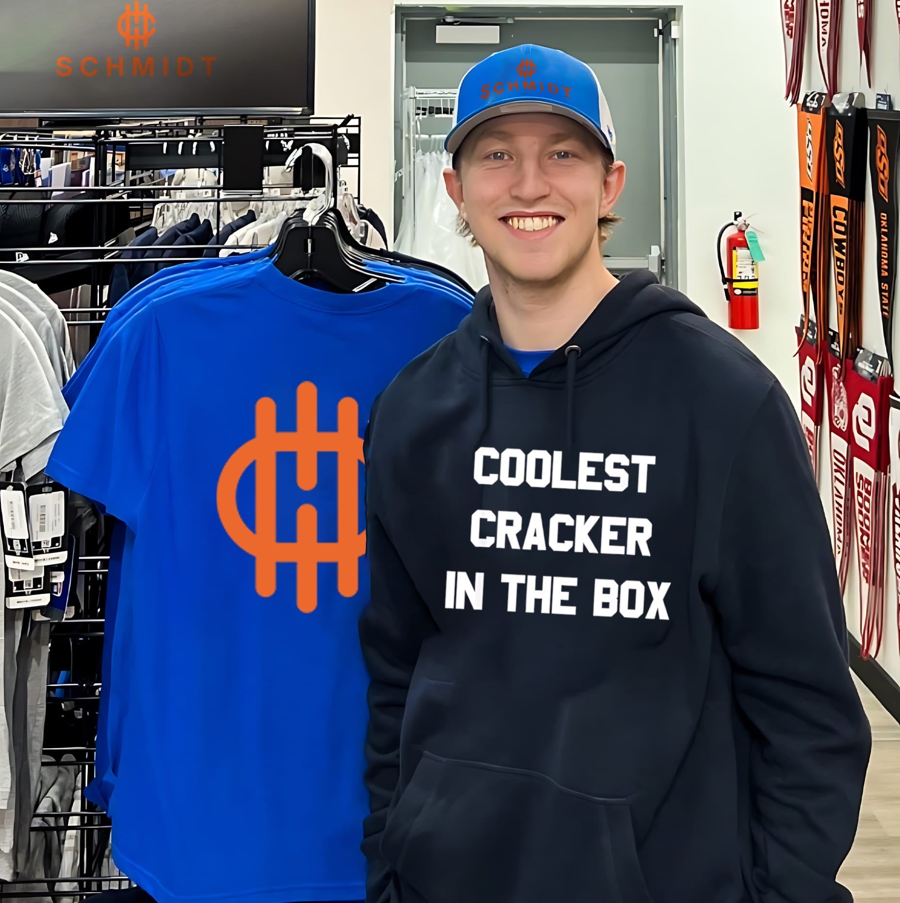 Coolest cracker in the box shirt