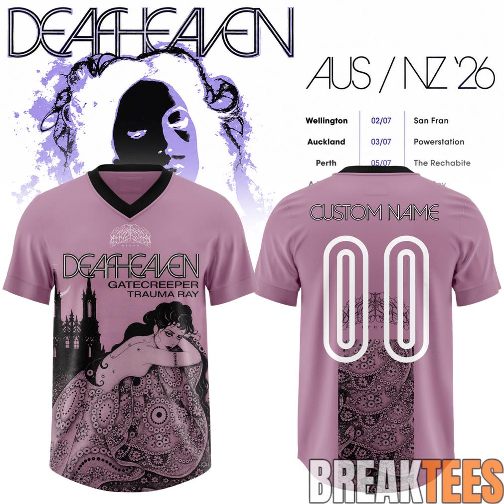 Deafheaven AUS-NZ ’26 Tour Football Jersey